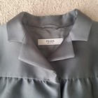 Used Prada Cropped Jacket Blazer  Silk Blend  Size M  Made In Italy Verygood