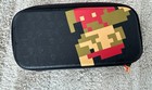 Nintendo Switch Hard Shell Travel Case Red Black Zipper Carrying Bag