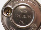 Lot Of 3 Master Lock 1525 Combination Padlocks