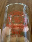 1983 Fairview Nj Volunteer Fire Department Hook Ladder Seal Logo Amber Glass Cup