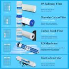 Geekpure 5-stage Reverse Osmosis Replacement Water Filter Set W  75 Gpd Membrane