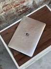 Space Silver Crack Leather Case For Macbook Neo 13 Air 13 15 Pro 14 16 12 11 In