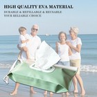 Reusable Wipes Pouch  4 Pack Wipe Holder For Diaper Bag  Portable Refillable