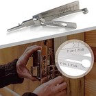 2-in-1 Stainless Steel Key Decoder Ss001 Pro Lock Decoder Repair Tools-free Ship