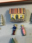 Antique Pre-war Erzgebirge Village In Original Box   Complete Christmas Holiday