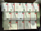 Lot Of 16 Vintage 1960s Singer Sewing Library Red Spiral Bound How To     Books