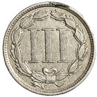 1881 Three Cent Nickel Very Fine Details Free Shipping