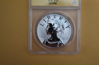 2017-p Reverse Proof 225th Ann American Liberty Silver Medal 1oz Anacs Pf70 
