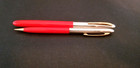 Vintage Sheaffer Fountain Pen Pencil Set Red Chrome Sb1