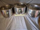 Vintage 1970s Ludwig Stainless Tom Drum Set 18 X 10   16 X 10