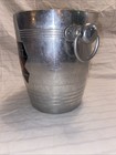 Moet   Chandon Aluminum Champagne Ice Bucket With Ornamental Handles 8 5    Tall