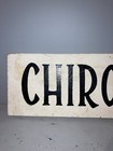Antique Chiropodist Podiatrist Advertising Trade Sign Painted Wood 2-sided   20   