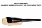 New Mary Kay Liquid Foundation Angled Brush With Clear Carry Pouch   Sleeve