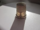 Old Floral Design Gold-filled Thimble - Simons Bros  8