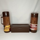 Vintage Aladdin Ala-diner Outing Kit With Box Picnic Set Thermos Unused 1970s