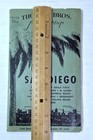 1930s San Diego California Foldout City Street Map  Thomas Brothers  History