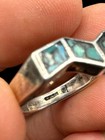 Vintage Bell Trading Post Fred Harvey Era Inlay Band Ring Size 7