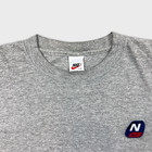Vintage 90s Nike Sportswear T Shirt Mens Large Gray Swoosh Rare Short Sleeve Tee