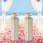 Centerpiece Stands Columns Display With Acrylic Lid Self-adhesive strip Design