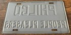 Philco People Pleasers  Booster License Plate Vintage Radio Sign
