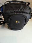 Case Logic Slr Zoom Camera   Lens Holster Bag W  Hard Bottom And Strap Sc4