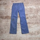 Vintage 1970s Levi   s Saddleman Boot Cut Purple Corduroy Pants Deadstock Nwt Yout