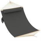 6 Colors 450lbs 2 Person Quilted Hammock W hardwood Spreader Bars   Pillow patio