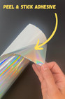 Encore   Efx21 Silver Leaf Adhesive Vinyl For Decals stickers - Made In Usa
