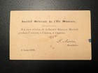 1889 British Mauritius Postcard Cover To Rose Belle
