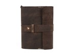 Handcrafted Refillable 5x7 Leather Journal     Vintage Notebook With Pen Holder