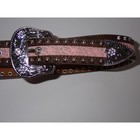 Ariat Kids Pink Lace Studded Western Belt Size 26 Cowboy Horse Show Equestrian