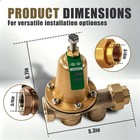 Lf25aub-z3 3 4  Water Pressure Reducing Valve Lead Free For Watts 25-75psi