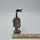 Vtg Besamim Spice Tower Box Judaica Filigree Sterling Silver Kraston Ny Patina
