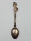 Venezuela 800 Silver Souvenir Spoon Palm Trees South America Vintage