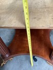Henredon French Empire Inlaid Cherry Pedestal Dining Table With 1 Leaf 4 Chairs