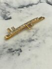 Auth Fendi Ff Rhinestone Hair Clip - Pre Owned   Kd3311