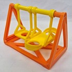 Fisher Price Little People Swing Play Set Yellow Orange Vintage Schoolhouse