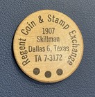 Vintage Wooden Nickel -    coin And Stamp Exchange   