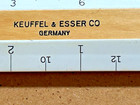 Vintage Keuffel   Esser - Germany  k e  6  Drafting Paragon Ruler 56 3216 W Case