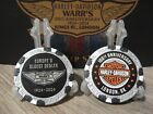 Warr s Harley Davidson Poker Chip - 100th Anniversary - London  England - Silver
