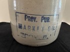 Antique Providence Pub Market Co  Gallon Stoneware Whiskey Jug  Rare
