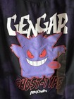Hybrid Apparel Pok  mon Gengar Graphic T-shirt Unisex Kids S Black purple