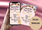 Invitacion Para Cumplea  os Princesas Disney invitation Birthday Princess