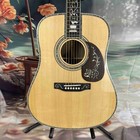 Luxury Acoustic Guitar Solid Spruce Top Ebony Fingerboard 20 Frets Hollow