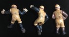 Vintage  3  1950   s Baseball Bank Cast Iron Figures 4-5    Tall Mlb Sports Fan