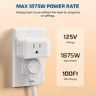 Wireless Remote Control Outlet  Light Switch  100ft Range 1 Remote And 3 Outlets