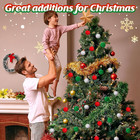 2   Large Pom Poms For Crafts - 30 Pcs Faux Fur Pompoms Fluffy Balls For Fall De