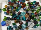 2 Pounds Assorted Shapes And Sizes India Foil Glass Beads Wholesale  ark-2     