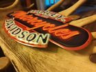Harley Davidson Motorcycle Embossed Metal Sign 9 5    X 19 5     Not A Neon Sign 