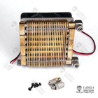 Lesu 75 52 64mm Metal Radiator Cooler For 1 14 Hydraulic Oil Rc Truck Car Model